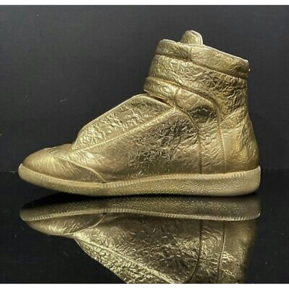 Maison Margiela Metallic Gold Cracked Future High - Picture 5 of 13